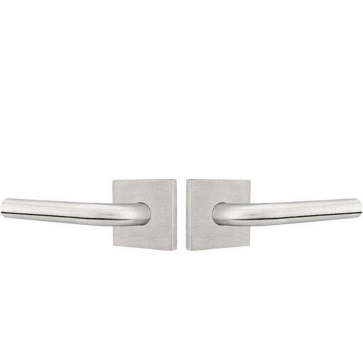 Emtek Stainless Steel Kiel Lever With Square Rosette EMTEK