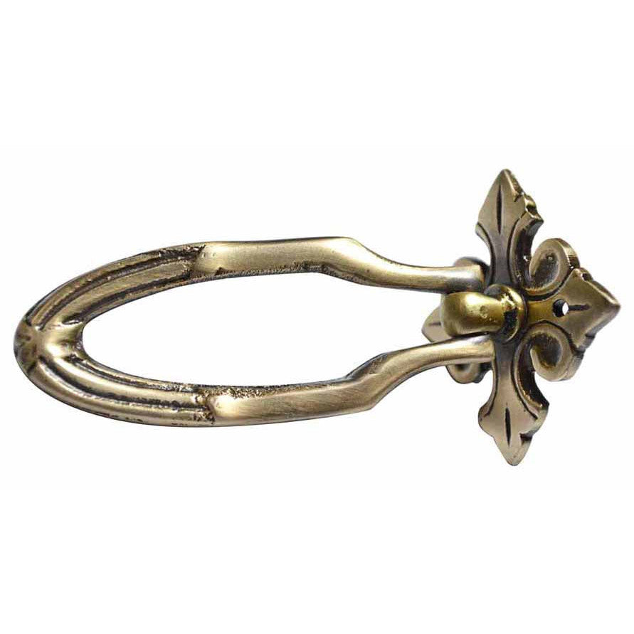 3 3/8 Inch Ornate Drop Pull