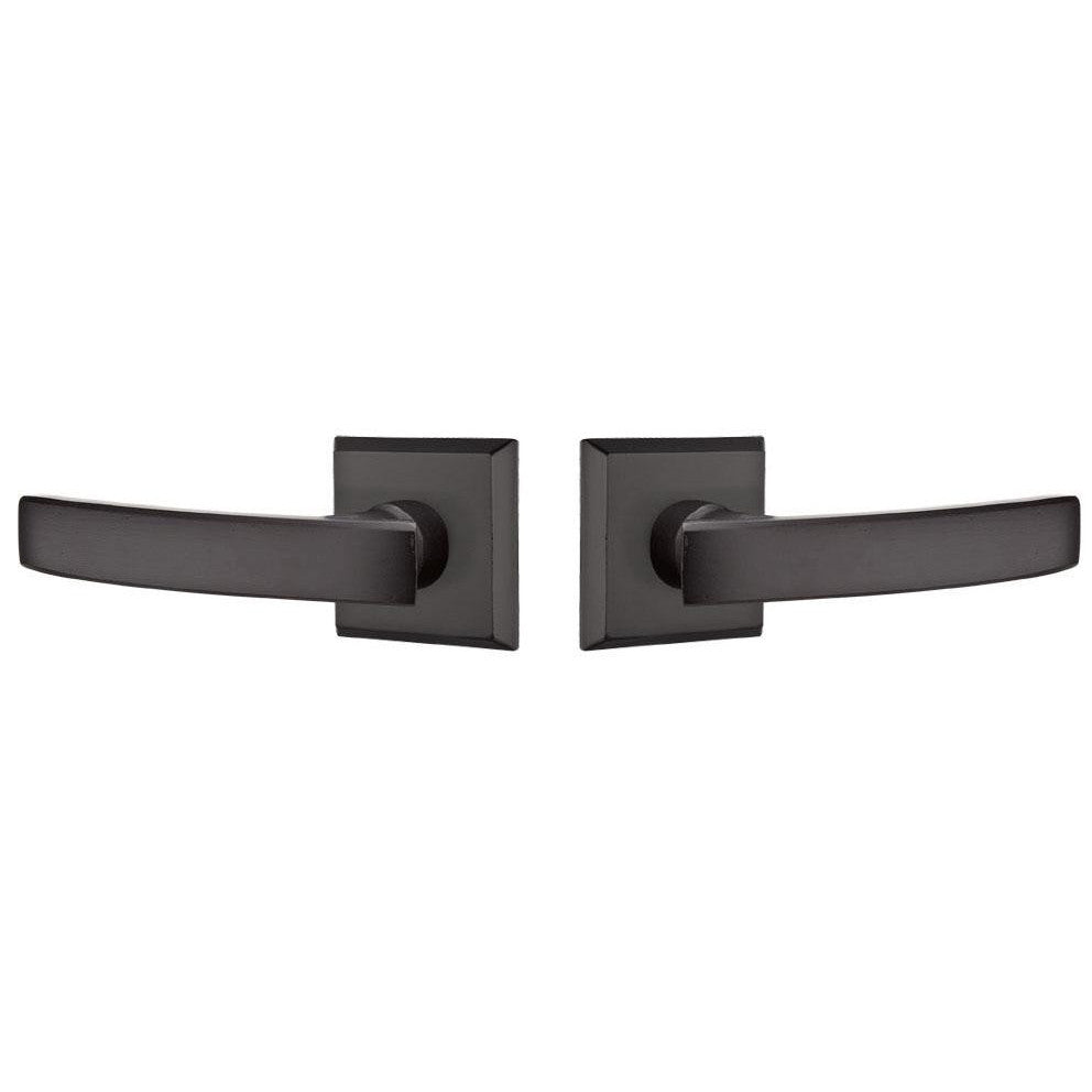 Emtek Solid Brass Sandcast Yuma Lever With Square Rosette EMTEK