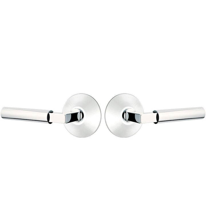 Emtek Solid Brass Hercules Lever With Modern Rosette (Several Finish Options) EMTEK