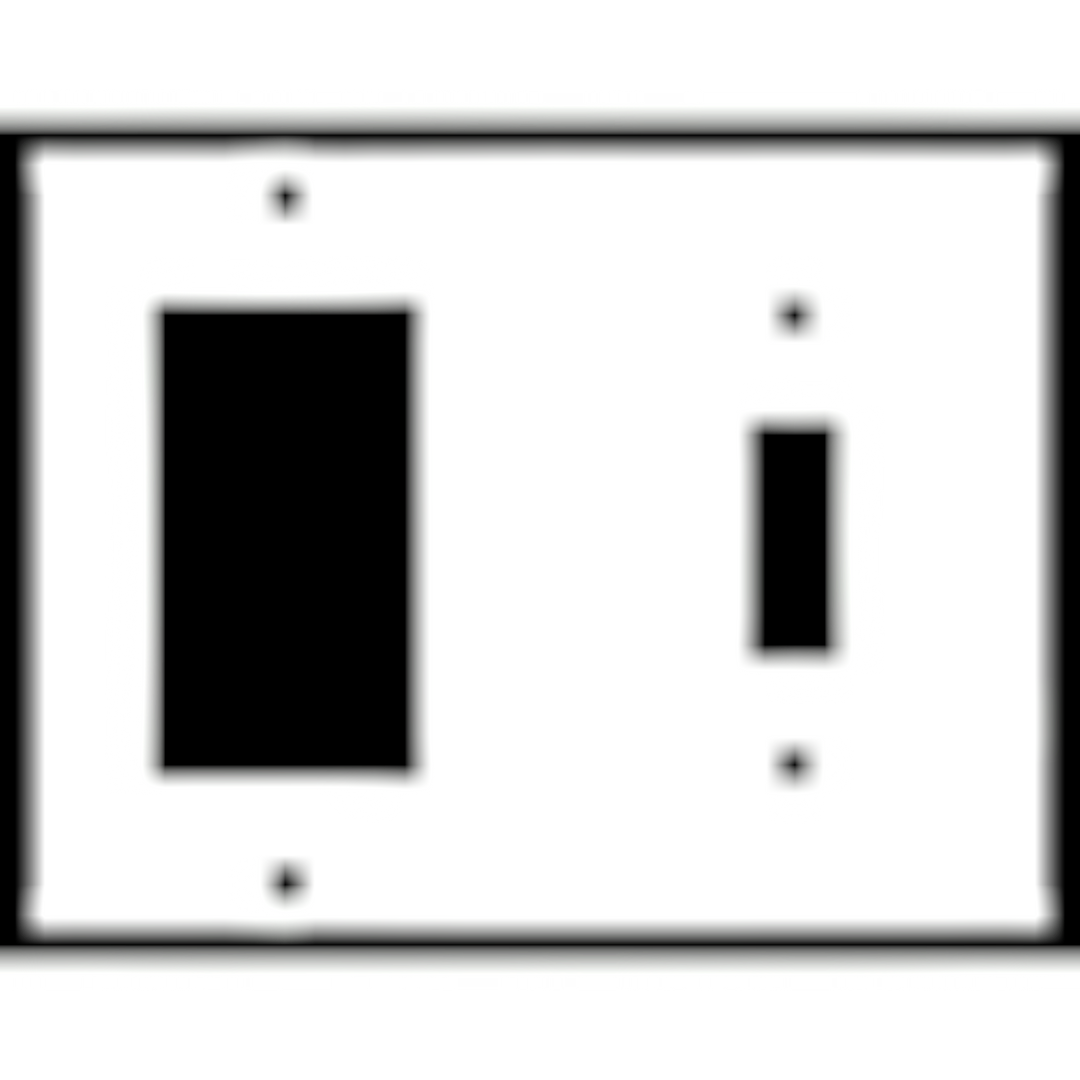 Bamboo Style Wall Plate (Oil Rubbed Bronze Finish)