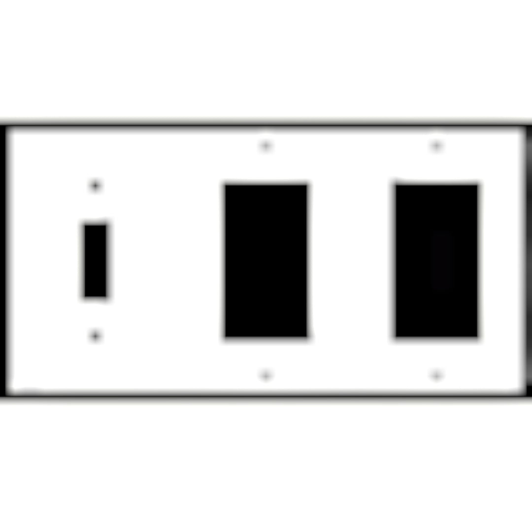 Sonnet Leaf Wall Plate (Bright Nickel Finish)