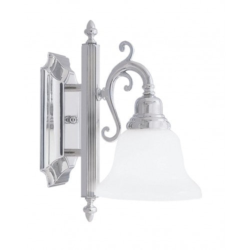 1 Light Polished Chrome Bath Light Livex