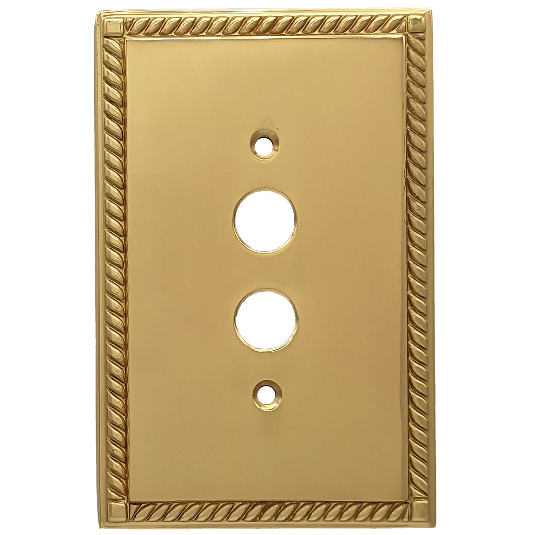 English Georgian Roped Wall Plate (Several Finishes Available)