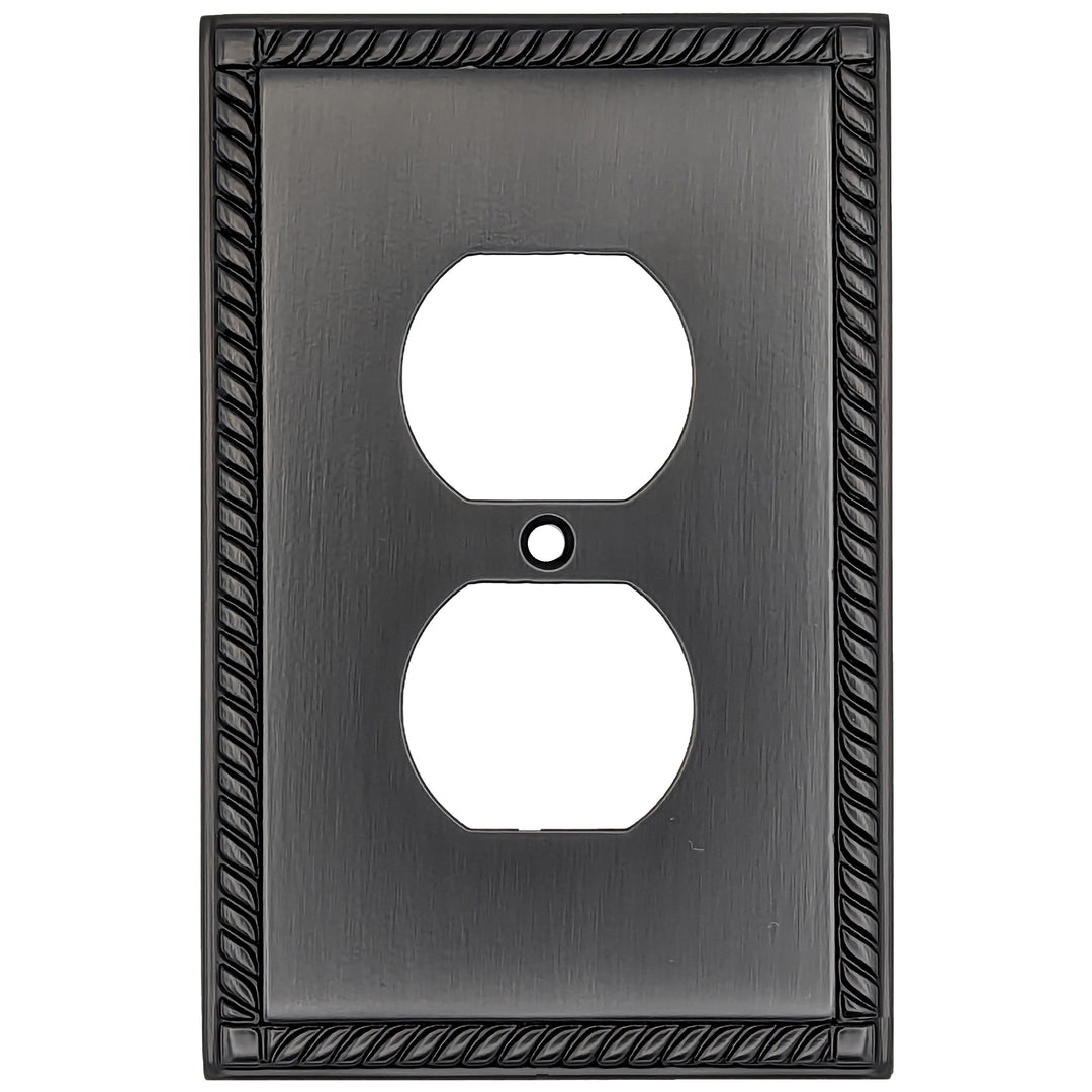 English Georgian Roped Wall Plate (Several Finishes Available)