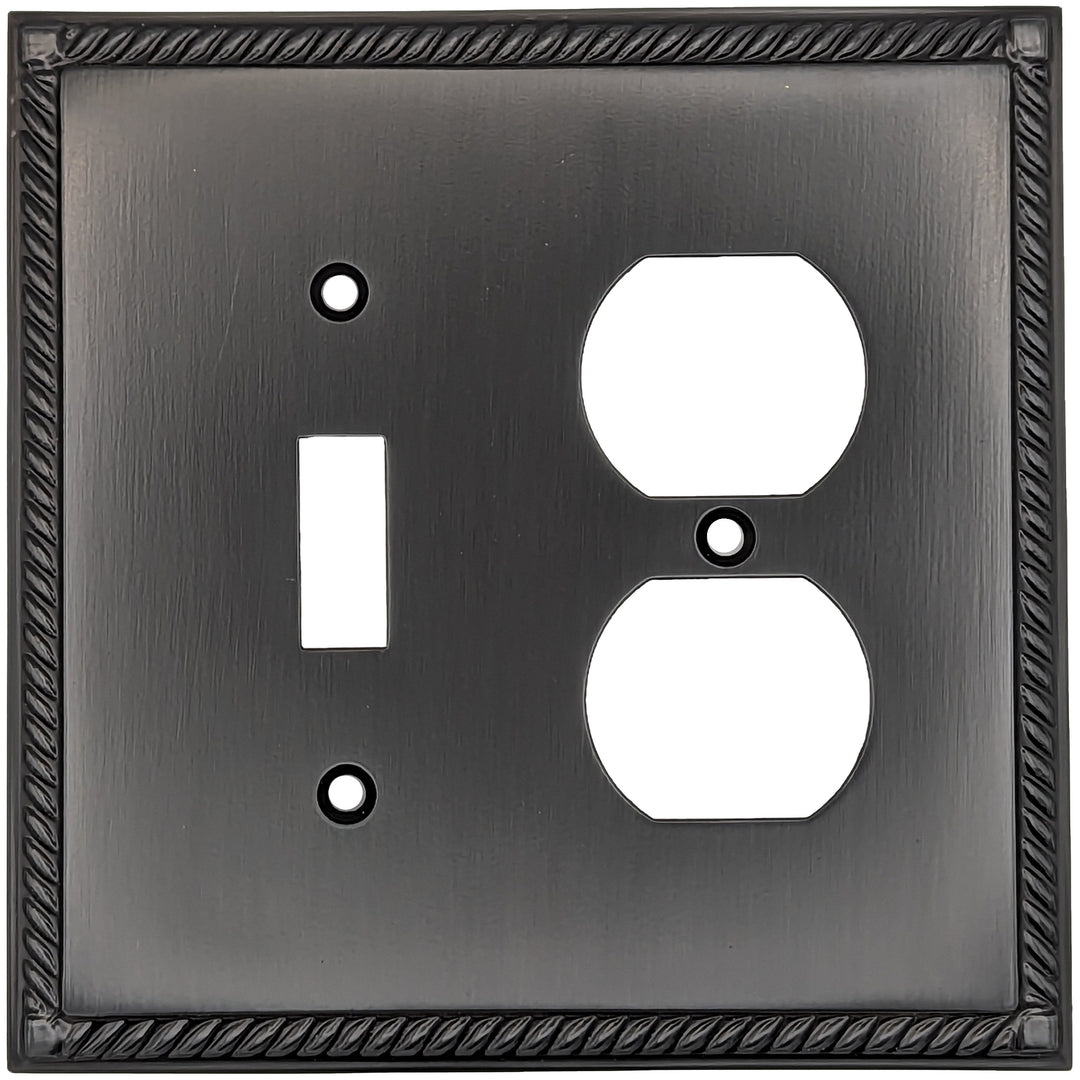 English Georgian Roped Wall Plate (Several Finishes Available)