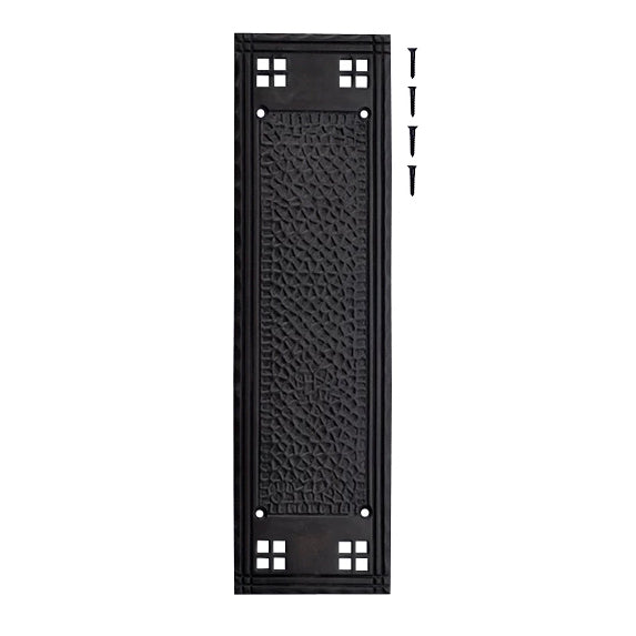 12 Inch Arts & Crafts Style Push Plate