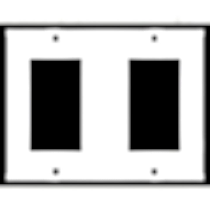 4 1/2 Inch Solid Brass Traditional Switch Plate (Brushed Nickel)