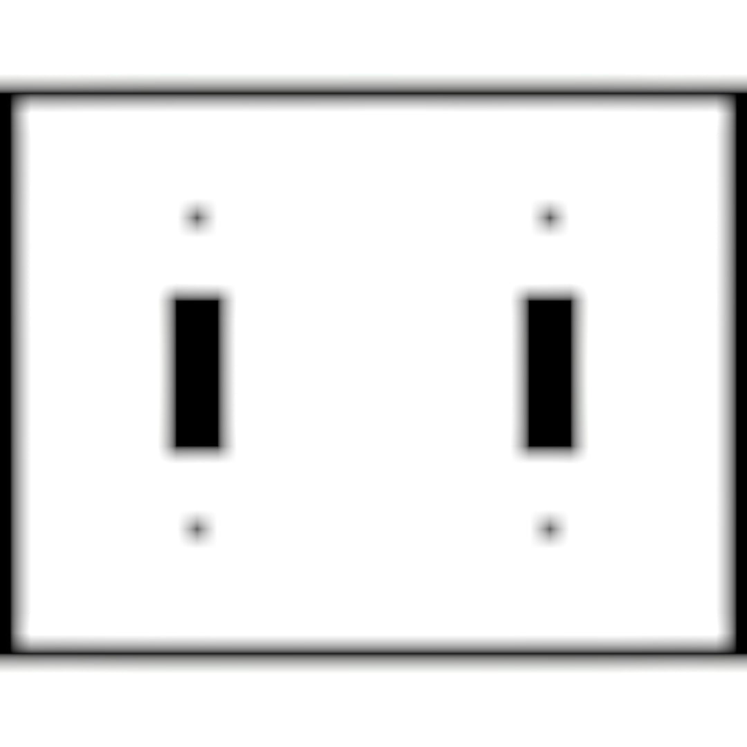 4 1/2 Inch Solid Brass Traditional Switch Plate (Polished Brass Finish)