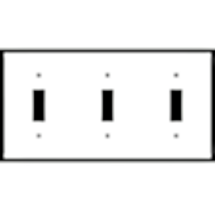 4 1/2 Inch Solid Brass Traditional Switch Plate (Antique Nickel)