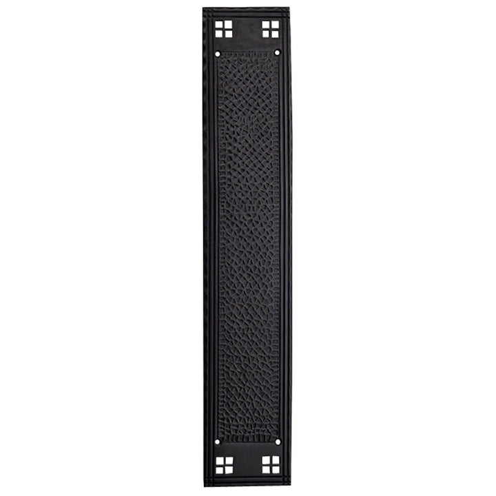 18 Inch Craftsman Style Push Plate COPPER MOUNTAIN HARDWARE