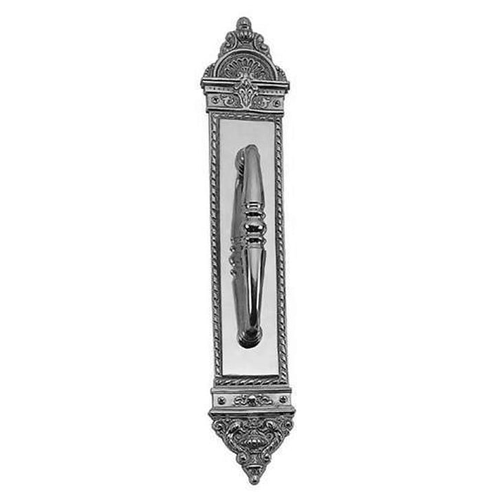 Solid Brass L'Enfant 16 1/2 Inch Pull Plate (Several Finishes Available) COPPER MOUNTAIN HARDWARE