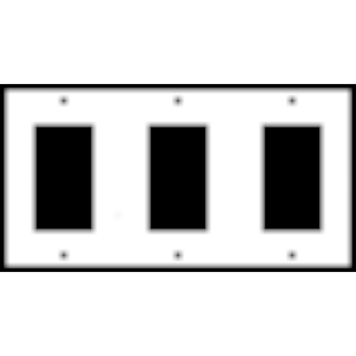 Bamboo Style Wall Plate (Matte Nickel Finish)