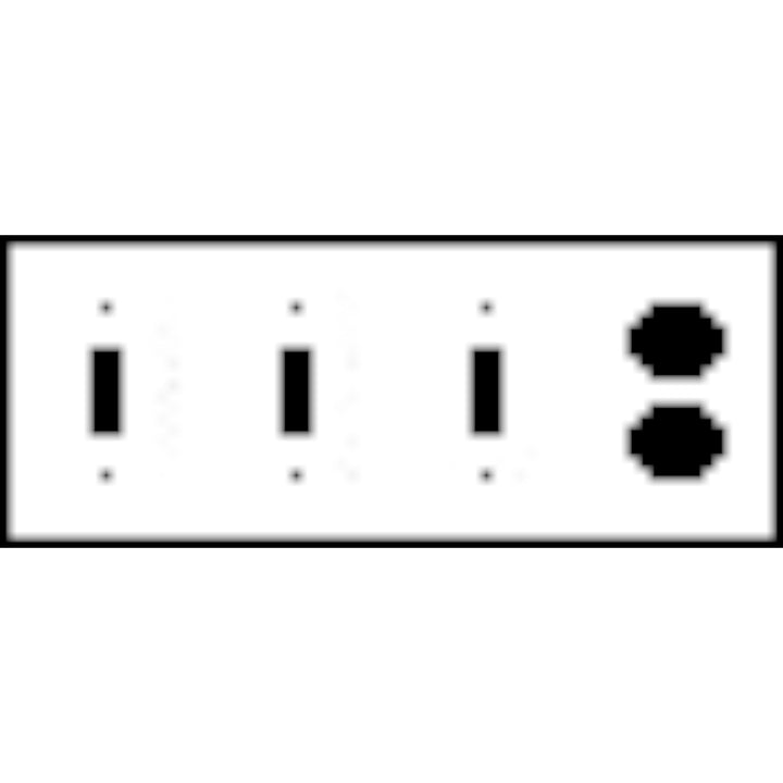 Roguery Ropes Wall Plate (Bright Nickel Finish)