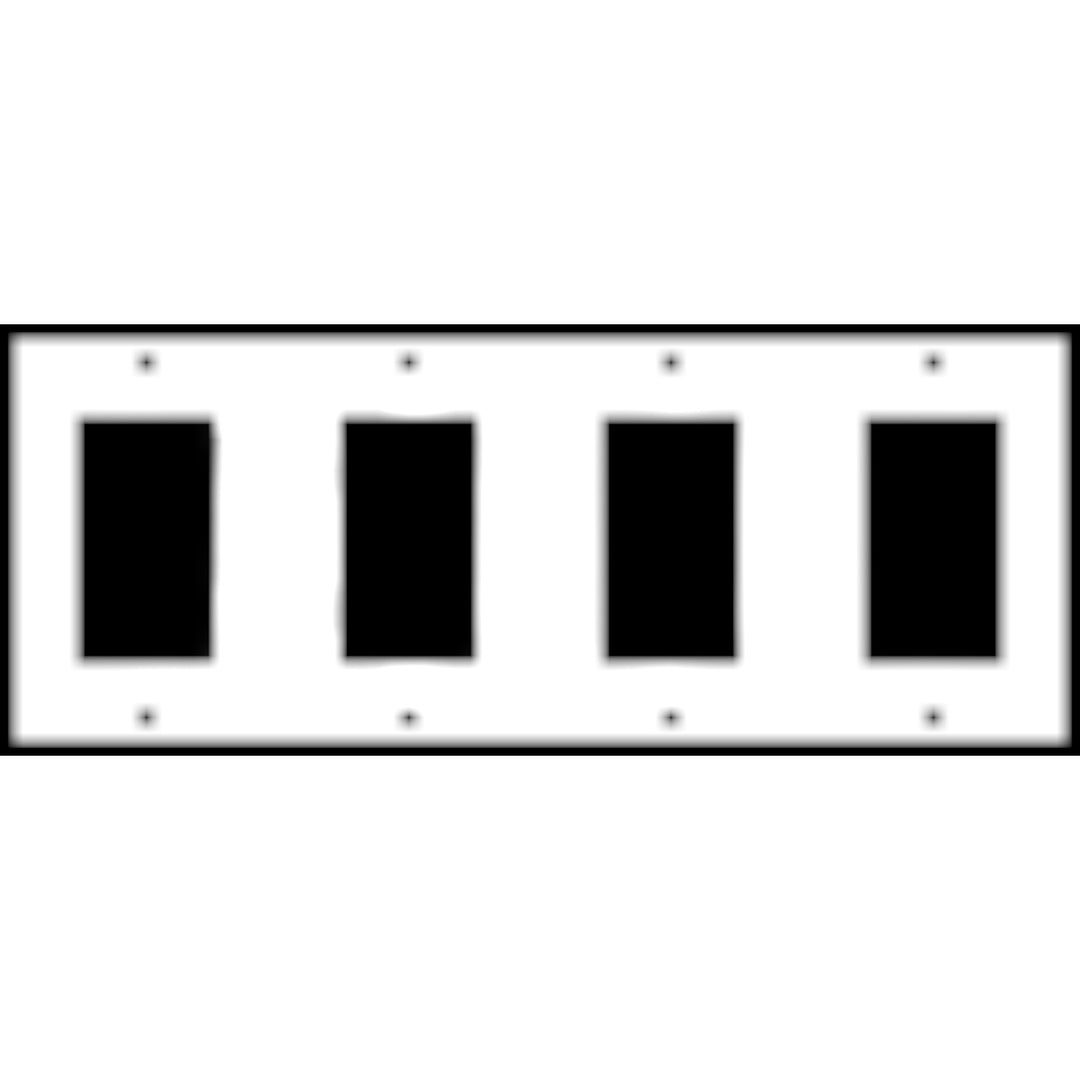 4 1/2 Inch Solid Brass Traditional Switch Plate (Polished Chrome)