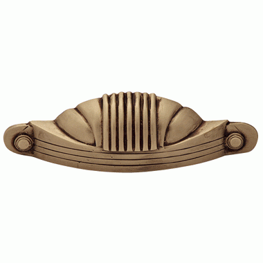 5 Inch Overall (4 Inch c-c) Solid Brass Marquee Pull