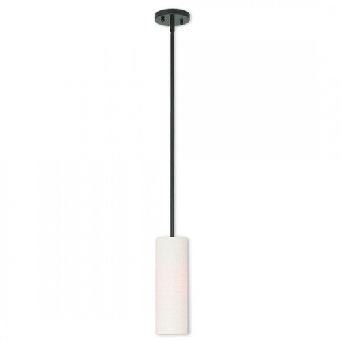 1 Light English Bronze Single Pendant Pendant Livex