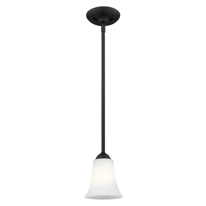 1 Light Black Single Pendant Pendant Livex