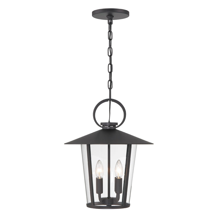 Crystorama Crystorama Andover 4 Light Matte Black Outdoor Pendant