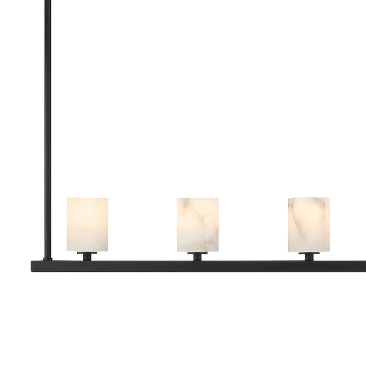 Crystorama Crystorama Aragon 7 Light Matte Black Chandelier