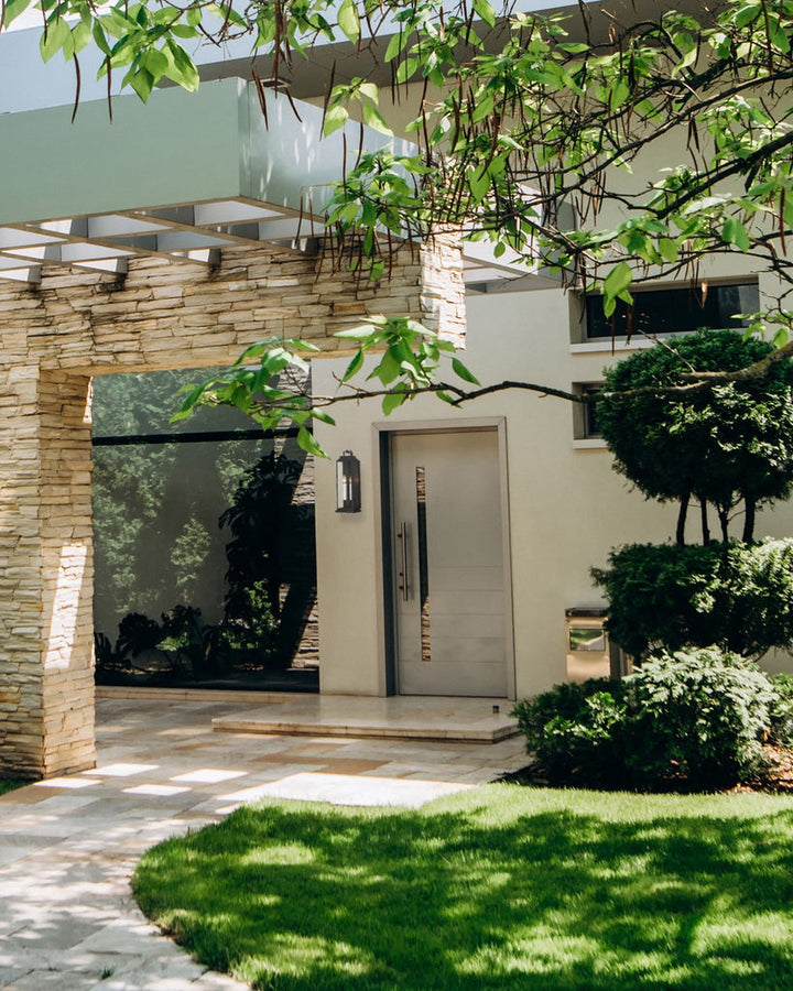 Crystorama Crystorama Aspen 1 Light Matte Black Outdoor Sconce