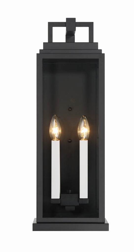 Crystorama Crystorama Aspen 4 Light Matte Black Outdoor Sconce