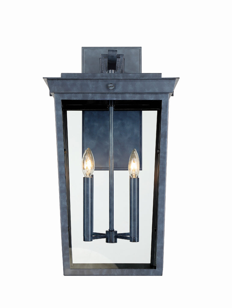 Crystorama Crystorama Belmont 4 Light Graphite Outdoor Sconce