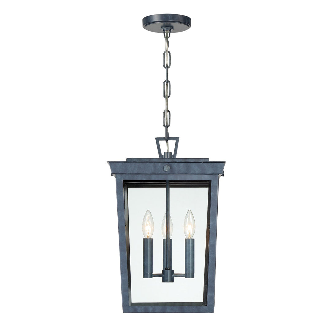 Crystorama Crystorama Belmont 3 Light Graphite Outdoor Pendant