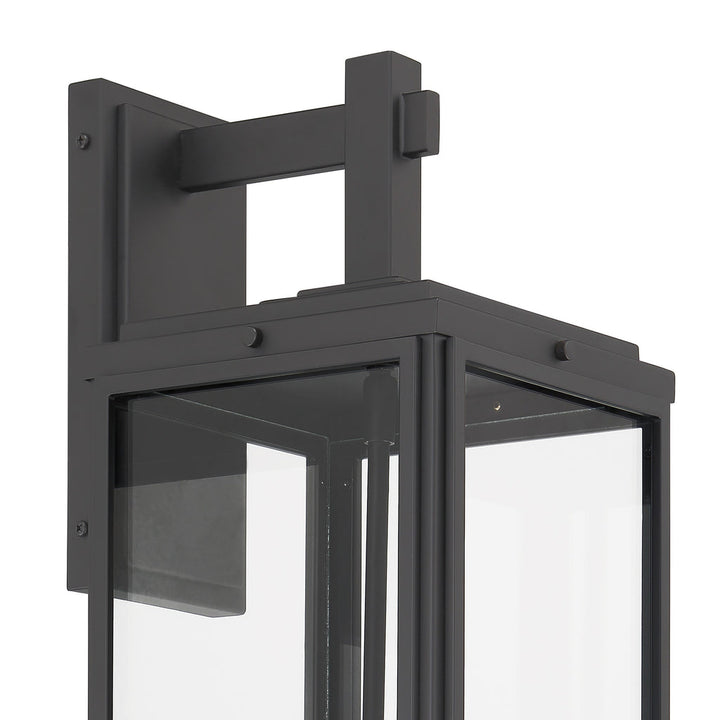 Crystorama Crystorama Byron 3 Light Matte Black Outdoor Sconce