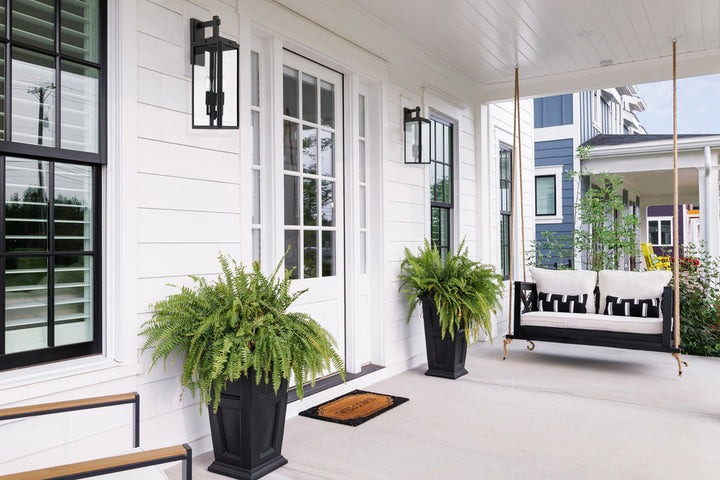 Crystorama Crystorama Byron 3 Light Matte Black Outdoor Sconce