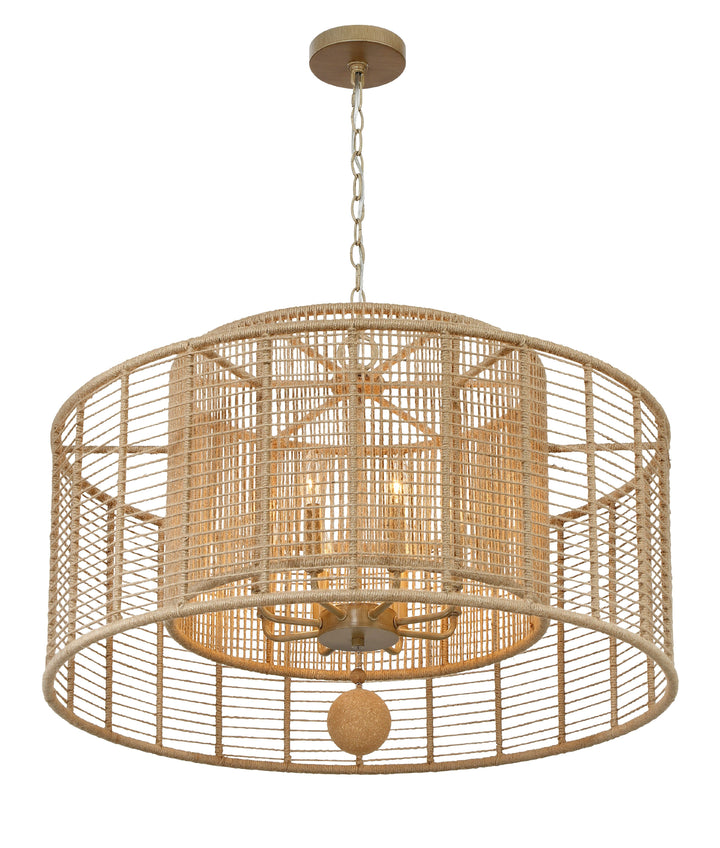 Crystorama Crystorama Jayna 8 Light Burnished Silver Chandelier