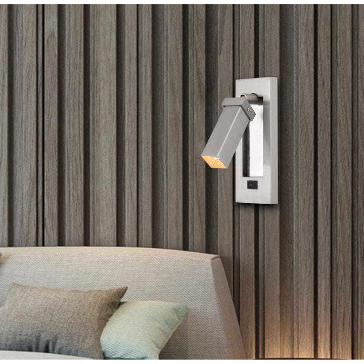 3W LED ADJUSTABLE BEDSIDE READING LAMP (BULB INCLUDED) Cal Lighting
