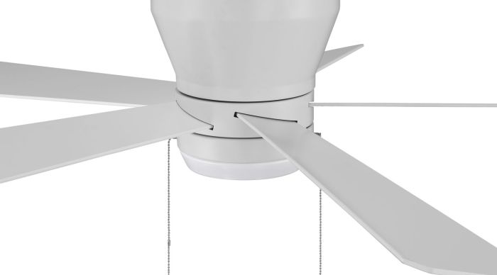 ##Antique Hardware## 52" Merit in White w/ White/Washed Oak Blades