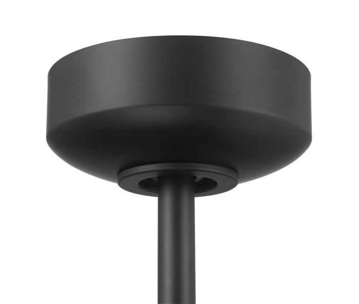 ##Antique Hardware## 52" Nate in Flat Black Finish, Flat Black Blades, Light kit included (Optional), WiFi Control