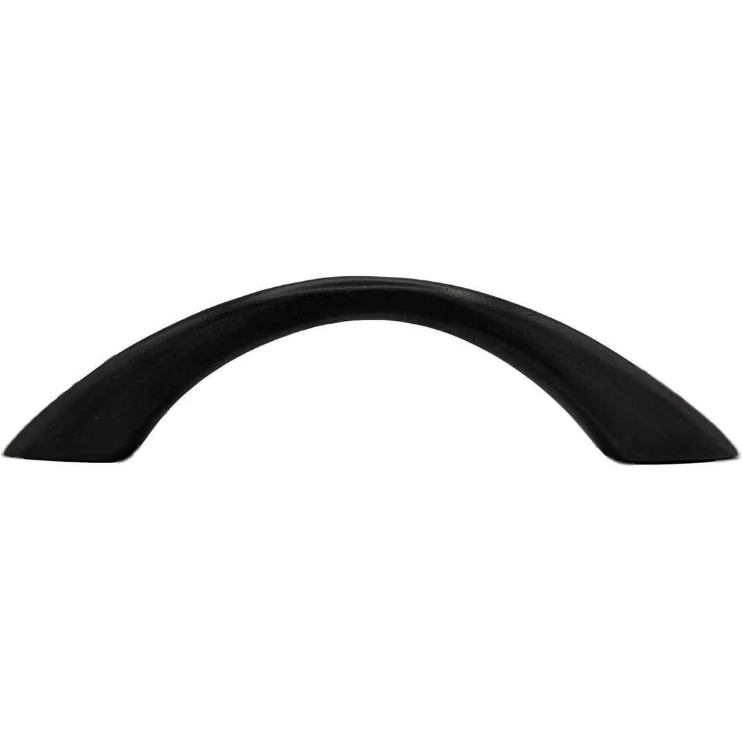 COPPER MOUNTAIN HARDWARE Brass Curved Traditional Cabinet & Furniture Pull