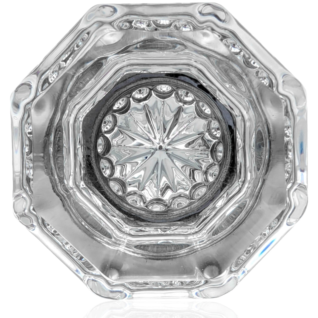 Octagon Crystal Spare Door Knob Set (Several Finishes Available) COPPER MOUNTAIN HARDWARE