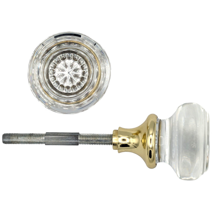 Round Crystal Spare Door Knob Set (Several Finishes Available) COPPER MOUNTAIN HARDWARE