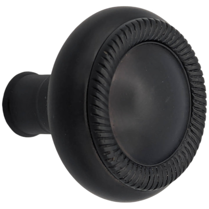 Georgian Roped Solid Brass Spare Door Knob Set (Several Finishes Available) COPPER MOUNTAIN HARDWARE