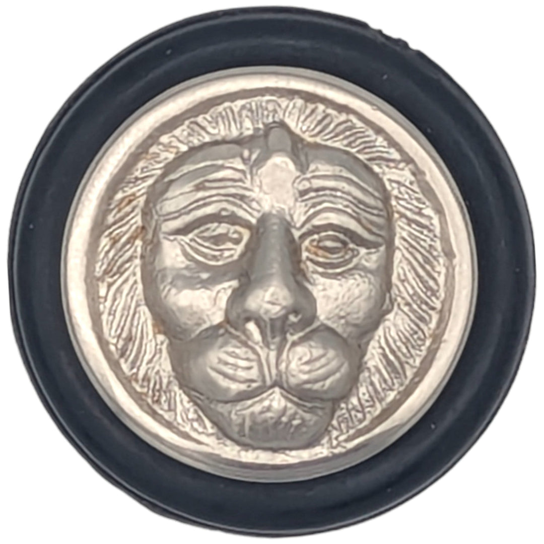 Lion Head Brass Floor Mount Door Stop (Several Finishes Available) COPPER MOUNTAIN HARDWARE