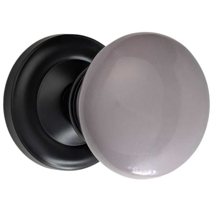 ##Antique Hardware## Magnifique™Classic Door Set with Gray Porcelain Knobs (Several Finishes Available)