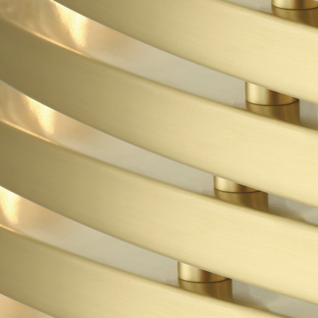 Aragon 7 Light Soft Brass Chandelier Crystorama