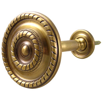 Georgian Rope Style Curtain Tieback (Several Finishes Available) COPPER MOUNTAIN HARDWARE