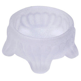 Set of 4 - Clear Frosted Caprice Pattern (Cambridge Glass)