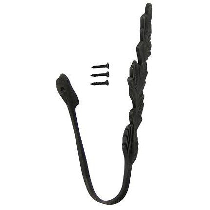 Large Elongated Leaf Style Curtain and Drapery Hold (Several Finishes)