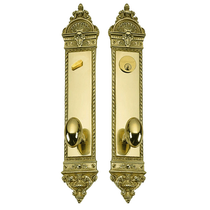 COPPER MOUNTAIN HARDWARE L'Enfant Style Single Door Deadbolt Entryway Set in Several Finishes