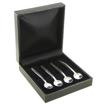 Set of 4 Sterling Silver Lone Flower Pattern (Boxed) COPPER MOUNTAIN HARDWARE