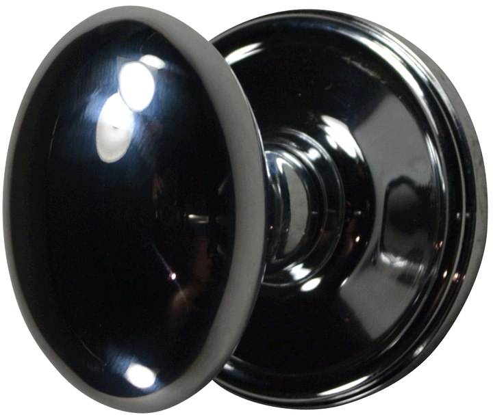 COPPER MOUNTAIN HARDWARE Solid Brass Egg Door Knob Set in Several Finishes