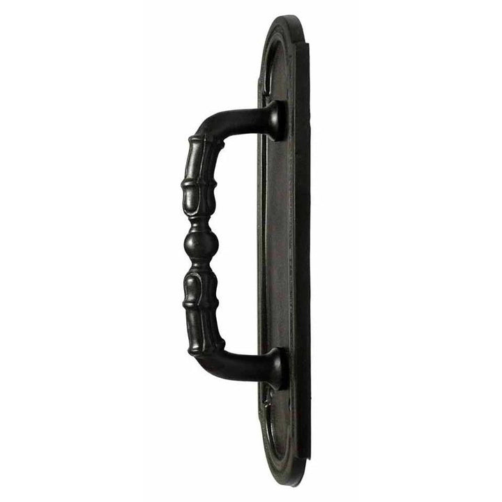 8 3/8 Inch Solid Brass Arched Style Pull Plate (Several Finishes Available)