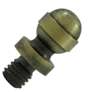 1/2 Inch Solid Brass Acorn Tip Cabinet Finial (Antique Brass Finish) DELTANA